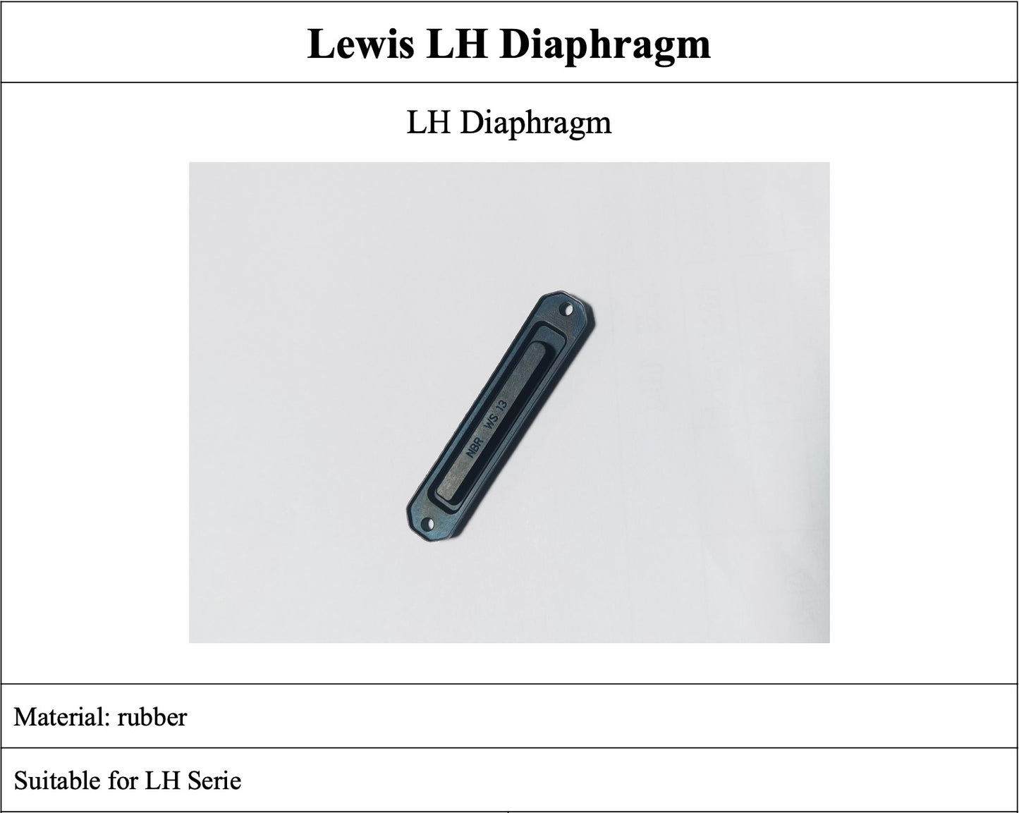 Lewis LH Diaphragm