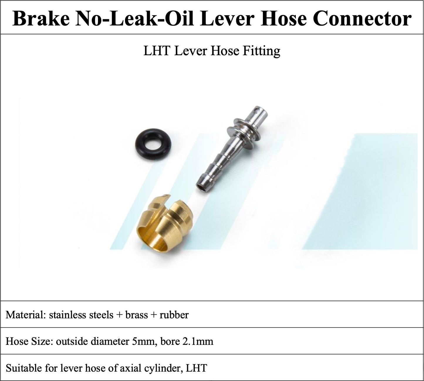 Lewis LHT Brake Lever Hose Connector